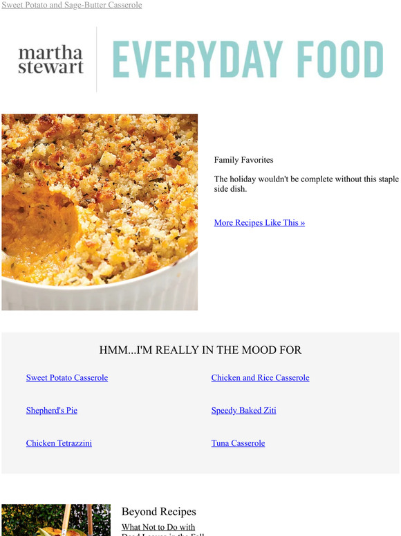 Martha Stewart 11 Unexpected Sweet Potato Casseroles Milled