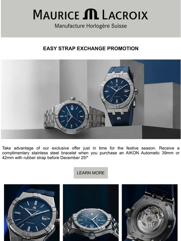 Get an additional complimentary stainless steel bracelet!