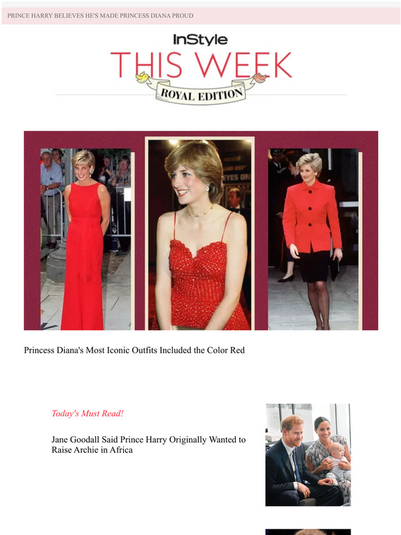 Instyle Princess Diana S Most Iconic Outfits Milled