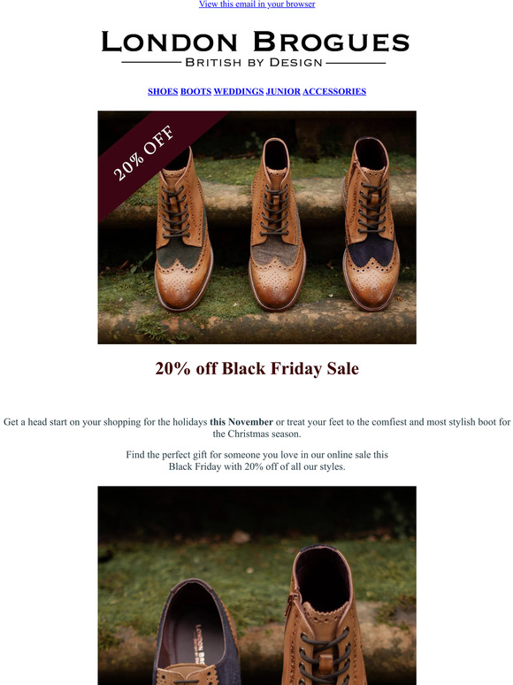 London Brogues | Black Friday Sales