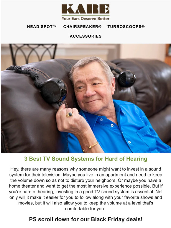 Hey, here are the 3 Best TV Sound Systems for Hard of Hearing 👂