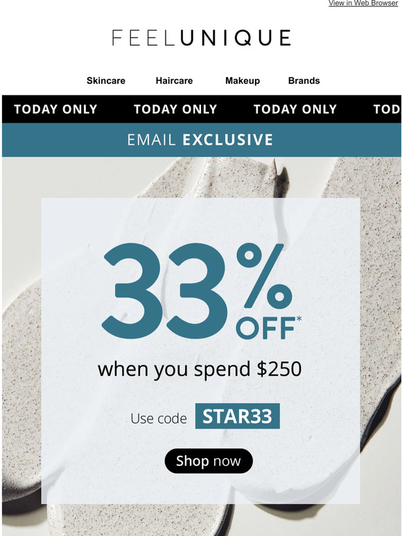 EMAIL EXCLUSIVE ⚡ 33% off $250