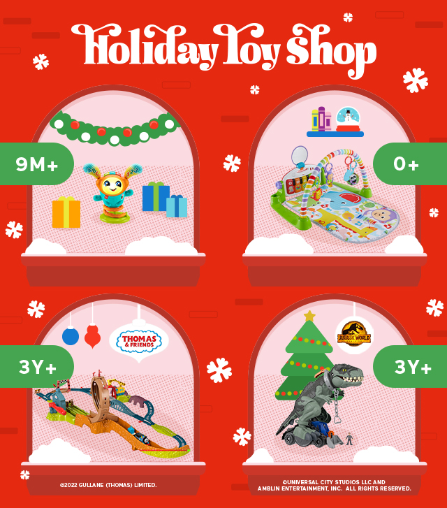 FisherPrice The FisherPrice® Holiday Toy Shop is now open! Milled