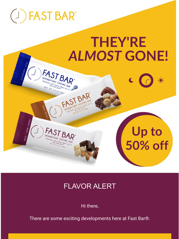 Update on flavors!