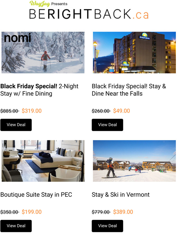 Black Friday Specials: Book Your Staycation
