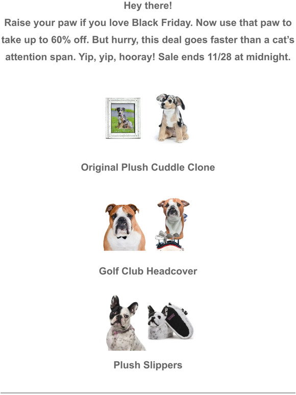 cuddle clones black friday