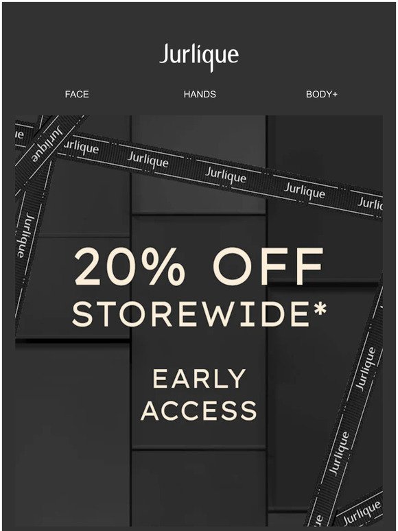 20% OFF* | VIP Early Access