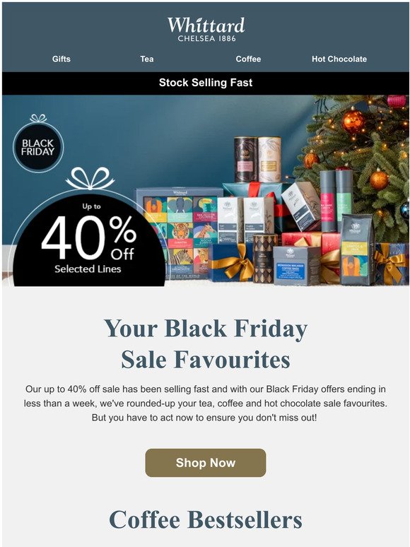 Don't Miss Out On Up To 40% Off