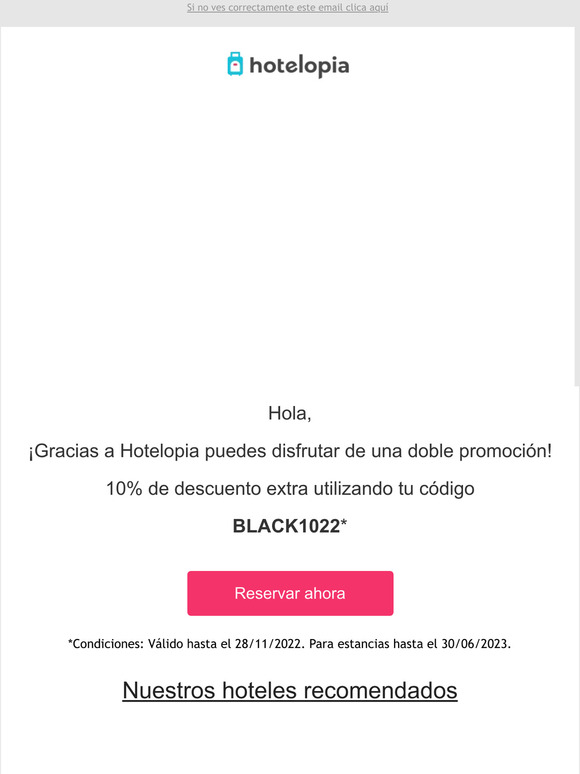 Black Friday con hasta un 45% de descuento