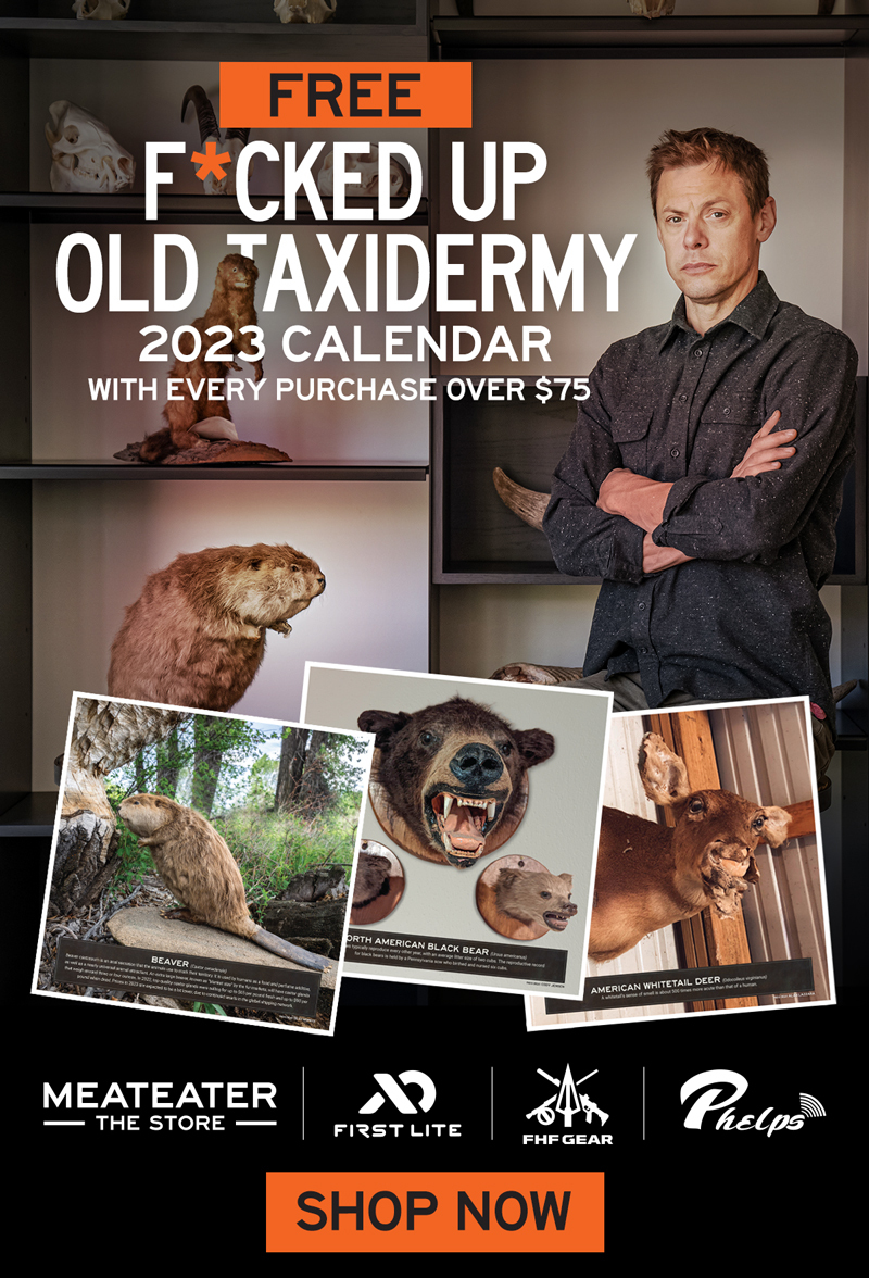 MeatEater Free F*cked Up Taxidermy Calendar Milled