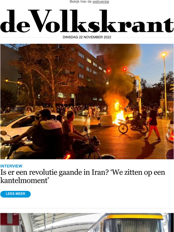 De Volkskrant: Is Er Een Revolutie Gaande In Iran? | Milled