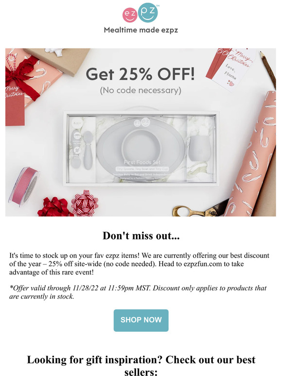 Don't miss our holiday sale! Get 25% OFF now!