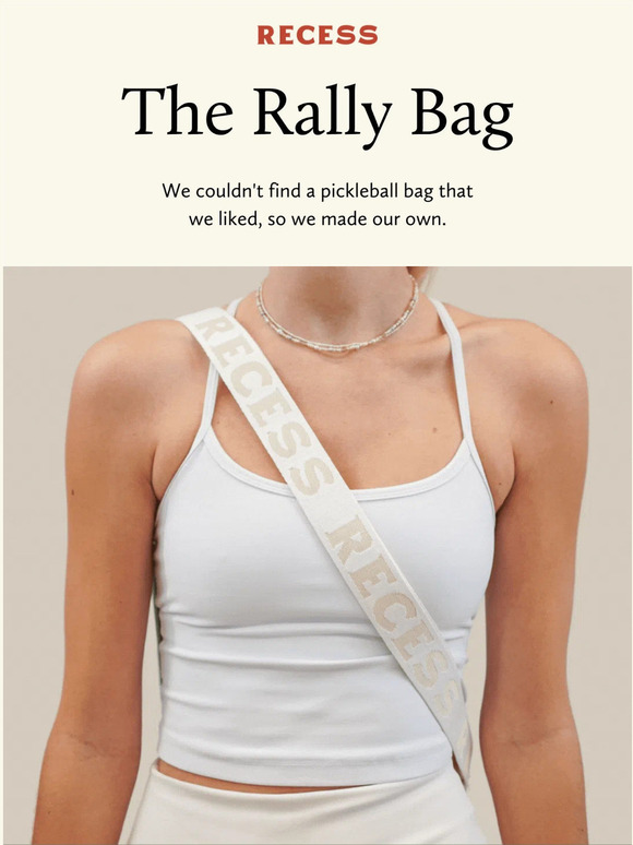 Recess Pickleball Surprise! The Rally Bag is Here 🏓 Milled