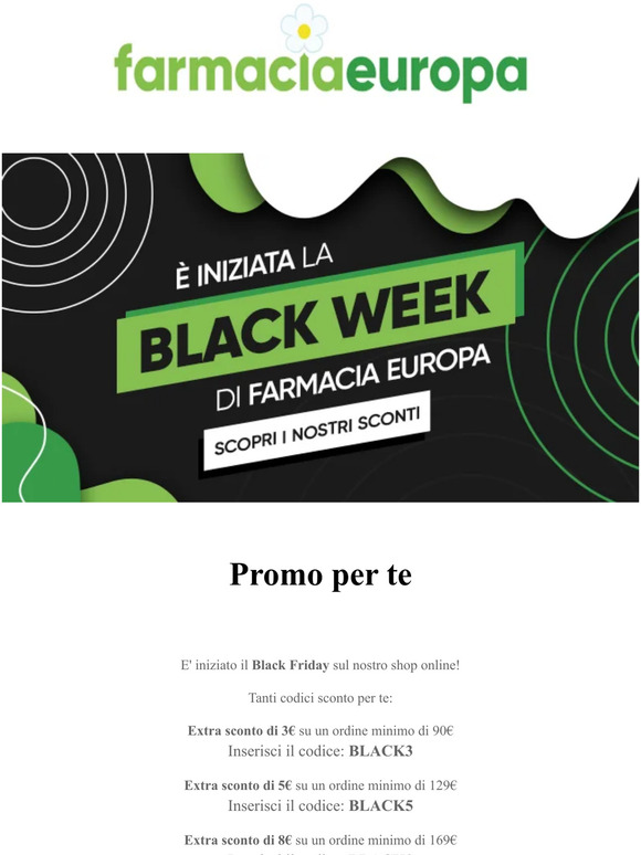 Black Friday: scopri i nostri coupon sconto!