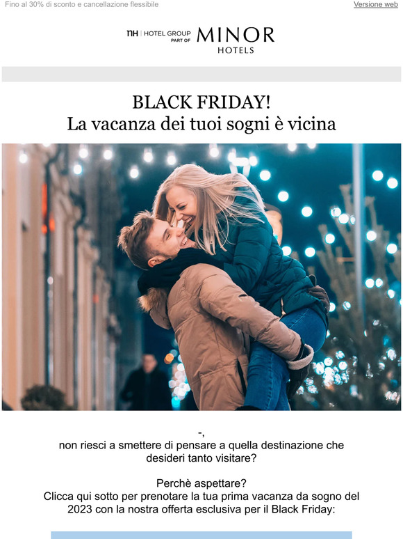 —, aggiorna la lista dei desideri delle destinazioni per questo Black Friday! ✔️