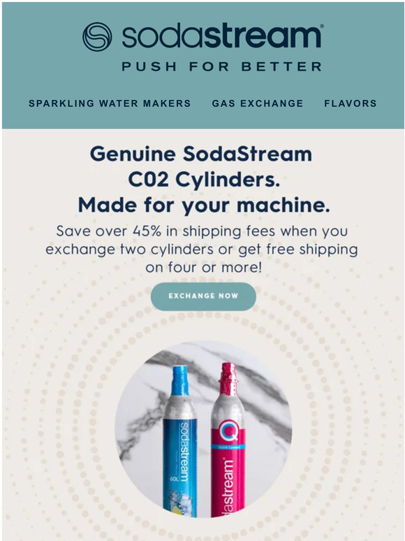 Sodastream SodaStream Cylinders Delivered to Your Home 🏠 Milled