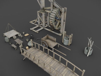 Medieval/Fantasy Props by chuckcg - Sketchfab