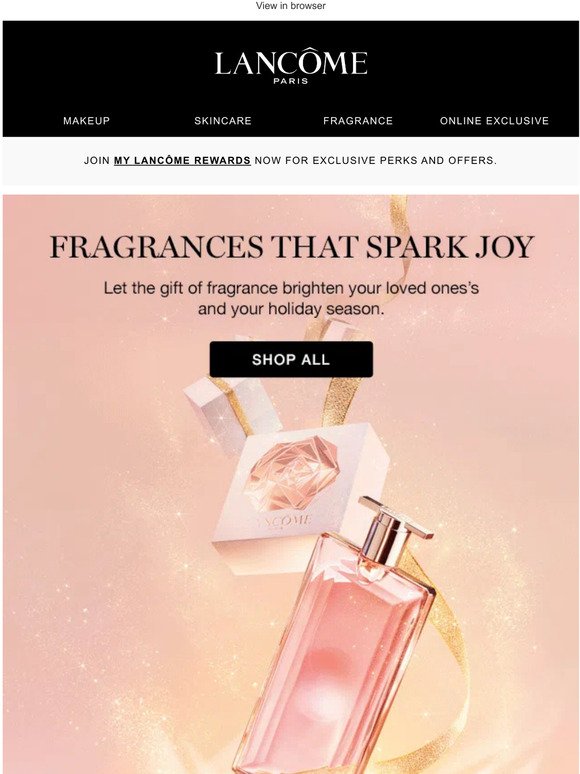 Fragrances that spark joy ✨