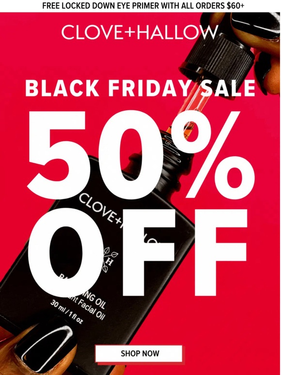 Starting Now: 50% Off Sitewide