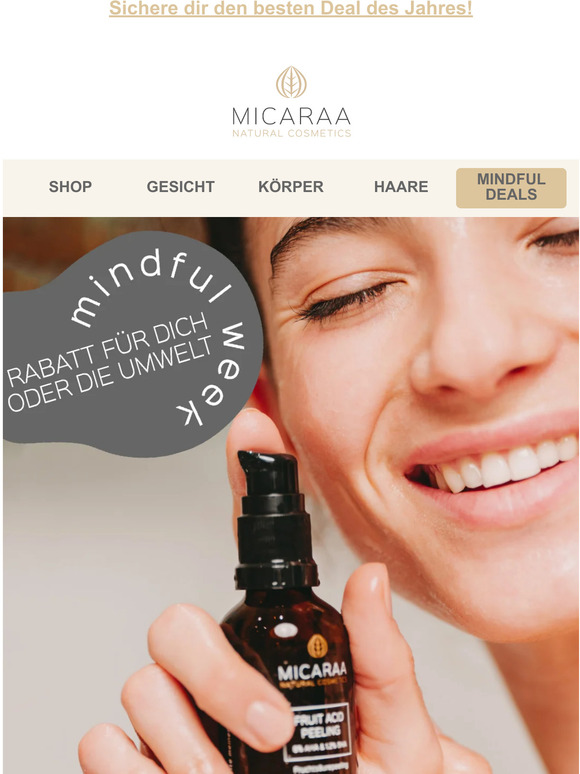 Sichere dir die besten Deals der Mindful Week 😍
