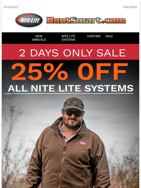 🔆 25% off All Nite Lite Systems