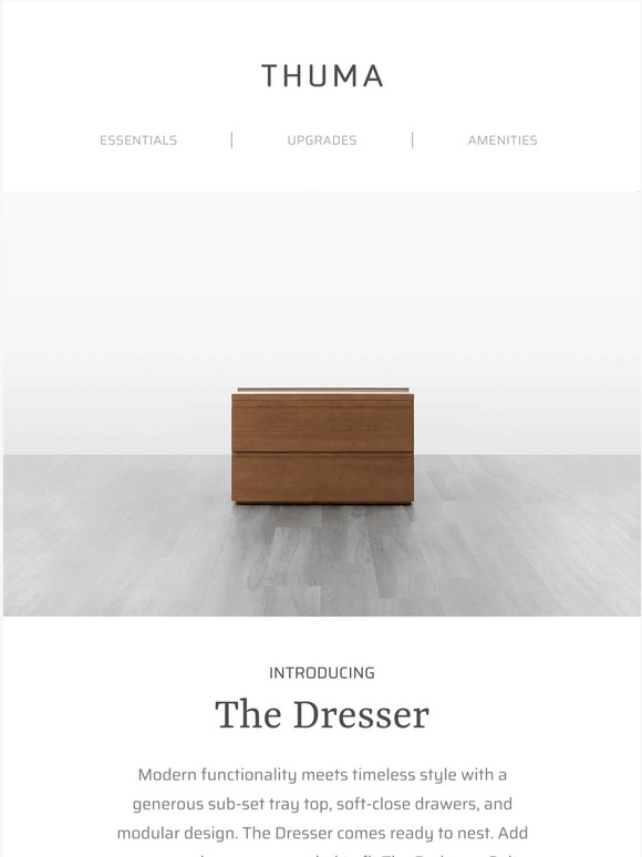 Thuma The Dresser, redefined. Milled