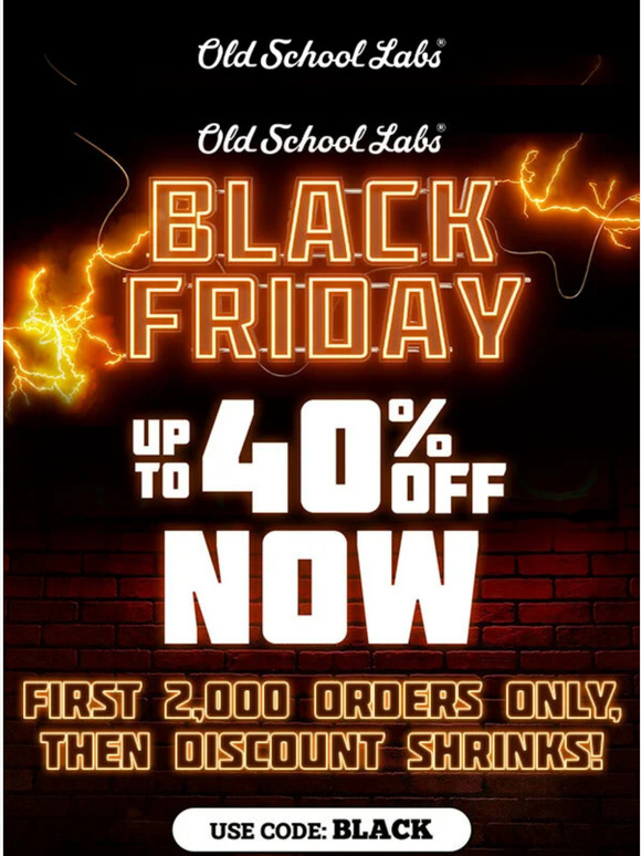 Get 40% OFF NOW! Black Friday Early Access Begins.