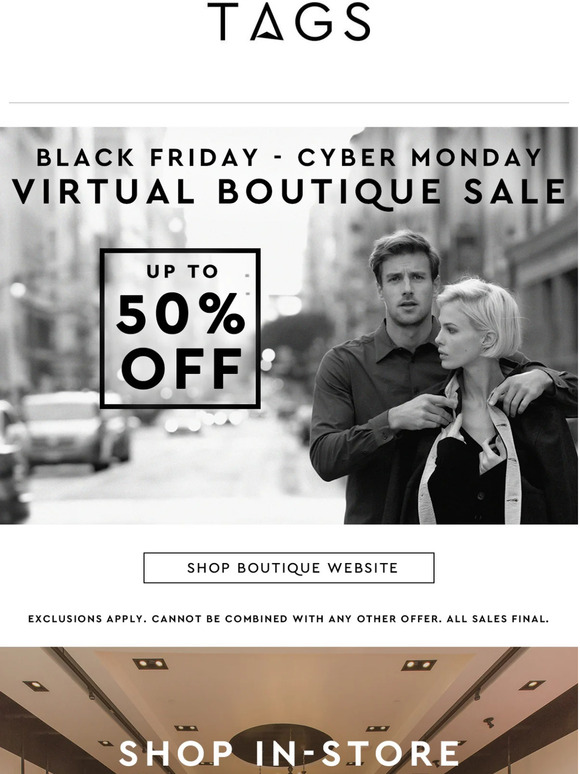 Up to 50% OFF Black Friday – Cyber Monday