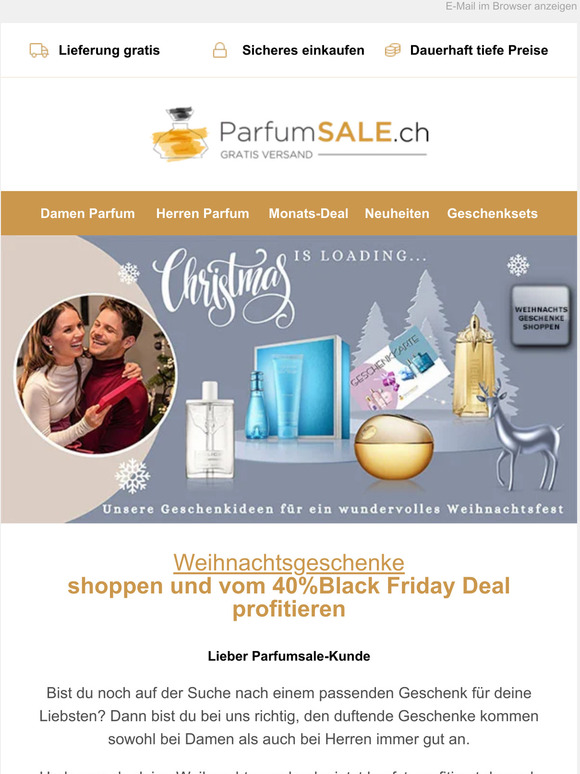 Weihnachtsgeschenke parat?🎁 Jetzt zum Aktionspreis einkaufen