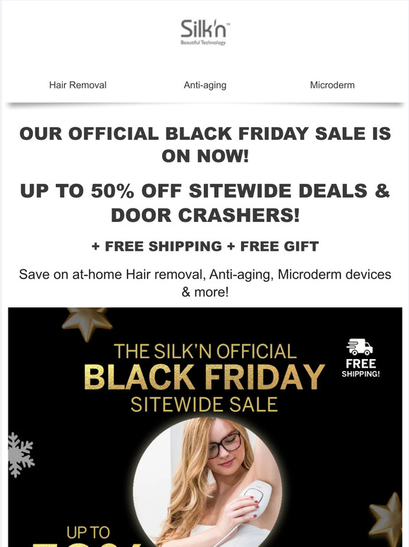 🌟Our Official Black Friday sale is on now! Up to 50% OFF sitewide deals! 🌟