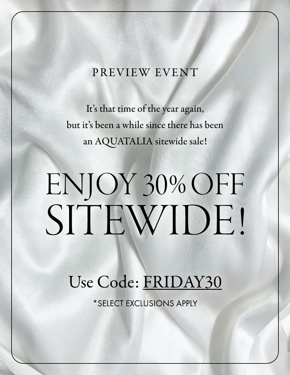 Aquatalia sales black friday