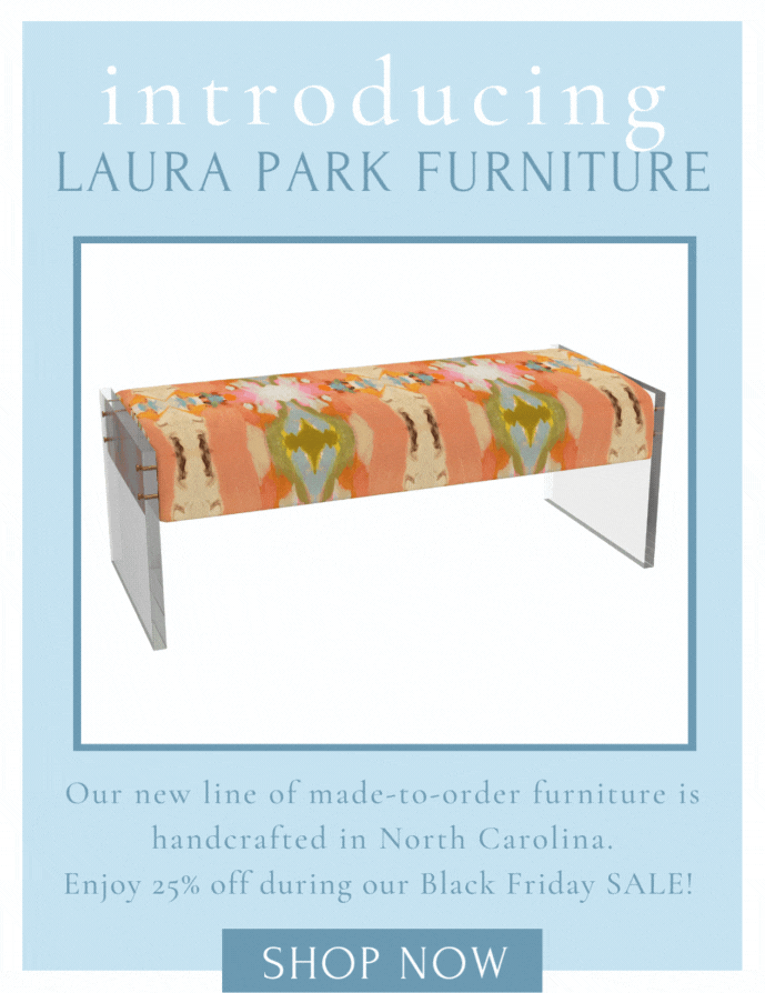 Laura Park Designs NEW Furniture Line Milled