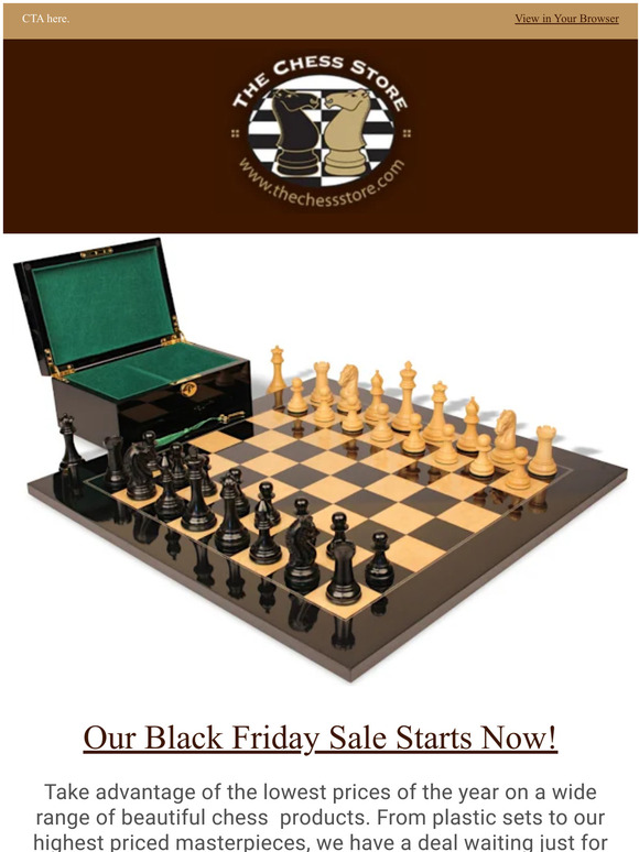 Black Friday Deals 2022 on Chess Products