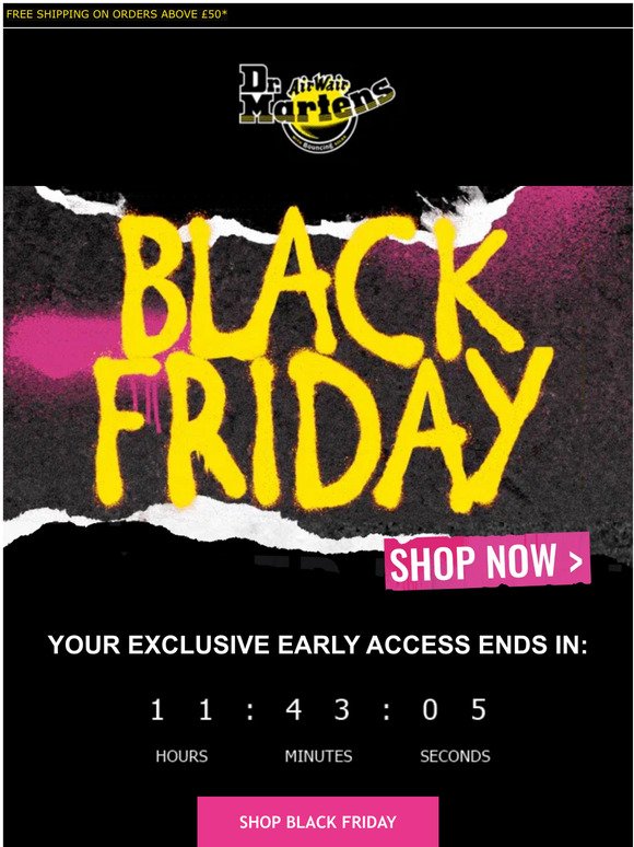VIP: Early access to our Black Friday offers