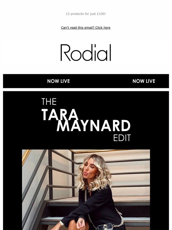 Now live: The Tara Maynard Edit