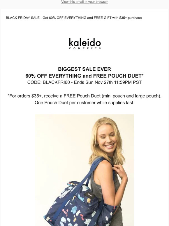 🎉 BLACK FRIDAY SALE - 60% OFF EVERYTHING and FREE GIFT