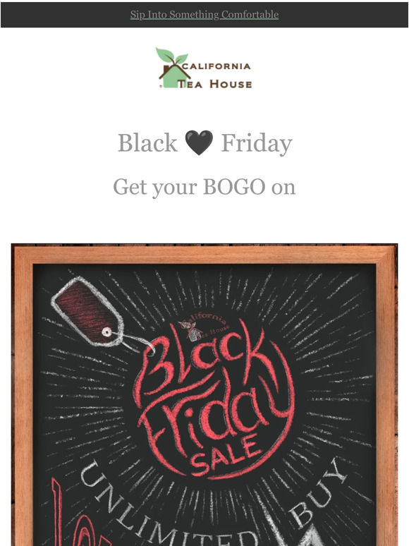 Black Friday 🖤 - Tea Sale! ☕