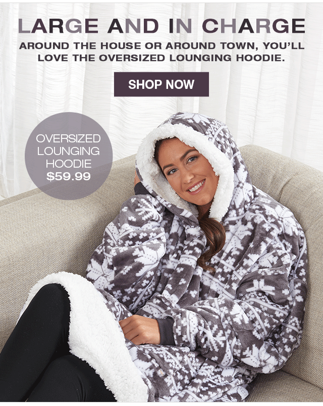 Sharper Image Shop our warmest hoodie ever! Milled