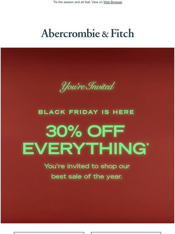Abercrombie & Fitch OUR BEST SALE OF THE YEAR 🏆 Milled
