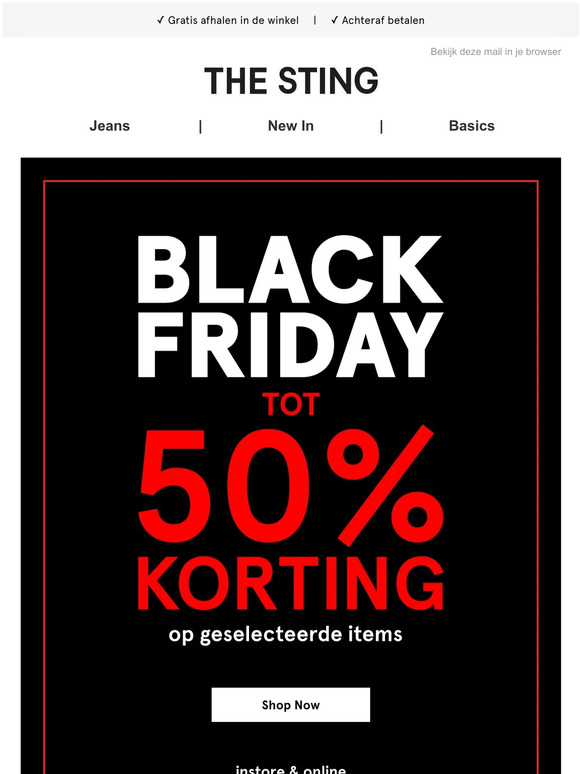 Our Black Friday Sale is on: 50% off