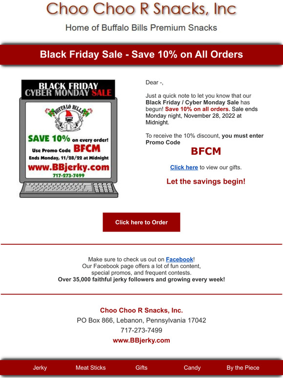 Buffalo Bills Black Friday Deals, Bills Cyber Monday Sales