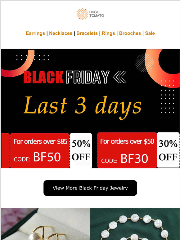 Last 3 Days 50% Off Black Friday Sales⚡