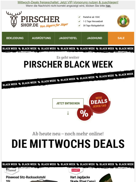 💥 Neue 𝗕𝗟𝗔𝗖𝗞 Deals 💥 % Hart, Pinewood ✚ mehr Preisknaller