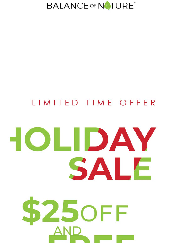 Balance of Nature We've Never Run A Deal This Good! Milled