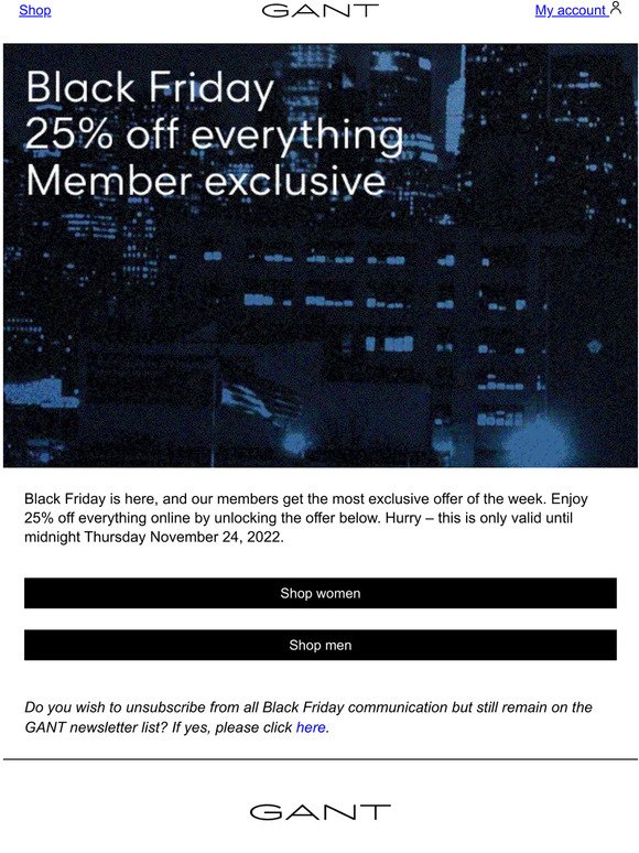 The best of Black Friday – 25 off%