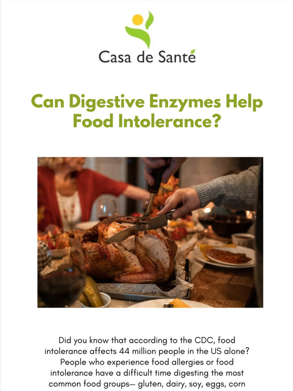 Casa de Sante How can enzymes help with food intolerance? 🤔 Milled