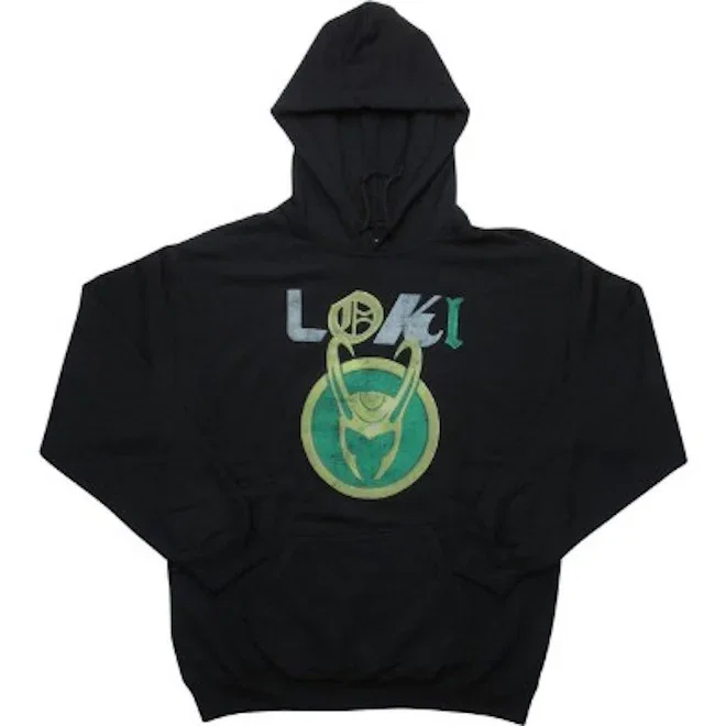 Loki Helmet Icon Pullover Hoodie