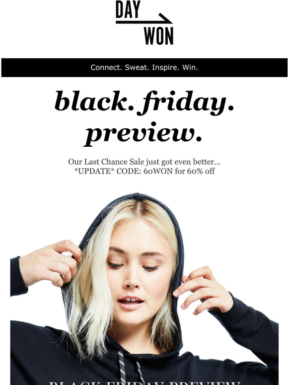 Black Friday Preview *UPDATE with code* 60% Off