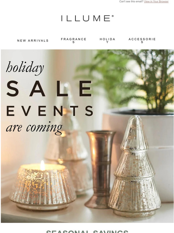 Prepare for our Holiday Sale Events 🎁