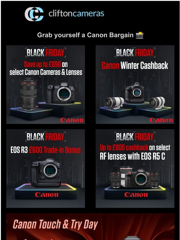 HUGE Canon Savings & Opportunities